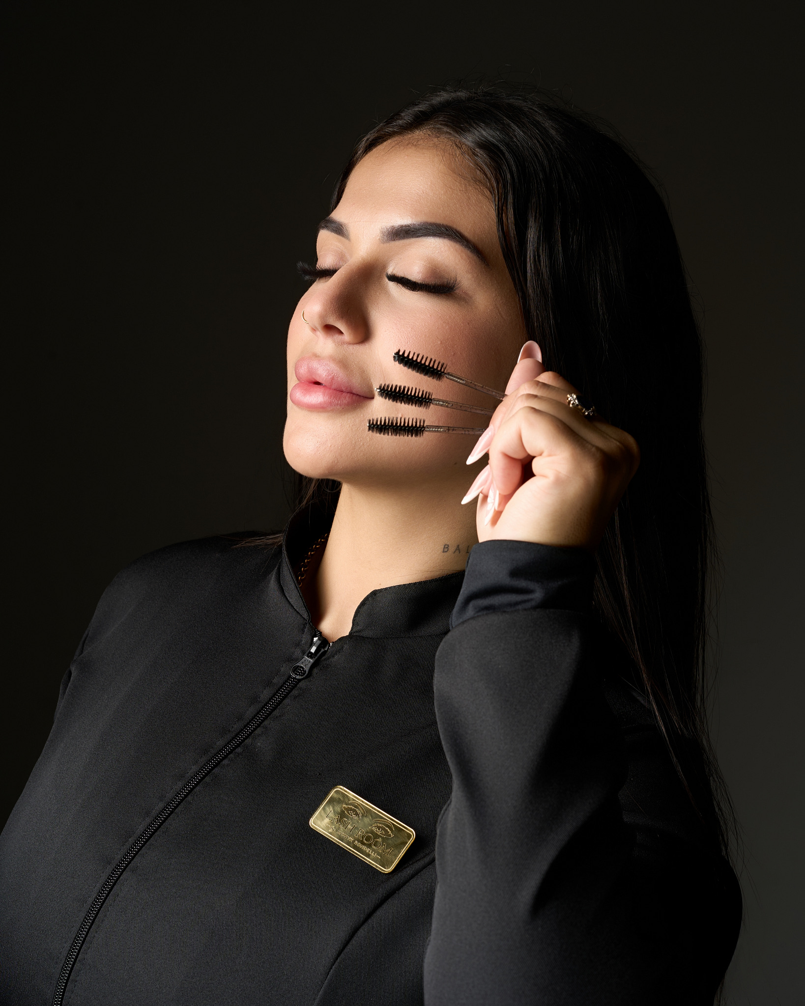 Retrato profissional para lash designer
