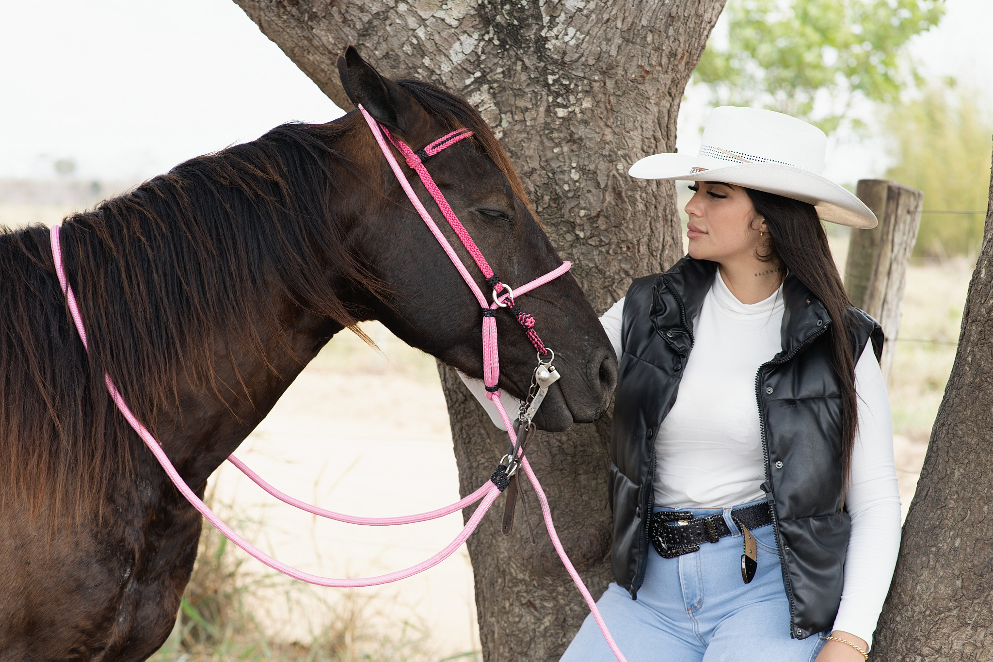 Ensaio country feminino com cavalo